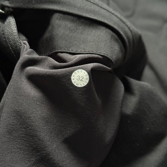 Lululemon Men's Commission Pant Classic *Swift Cotton 34" - Black - Picture 7 of 9